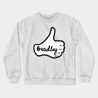 Men name Bradley Crewneck Sweatshirt